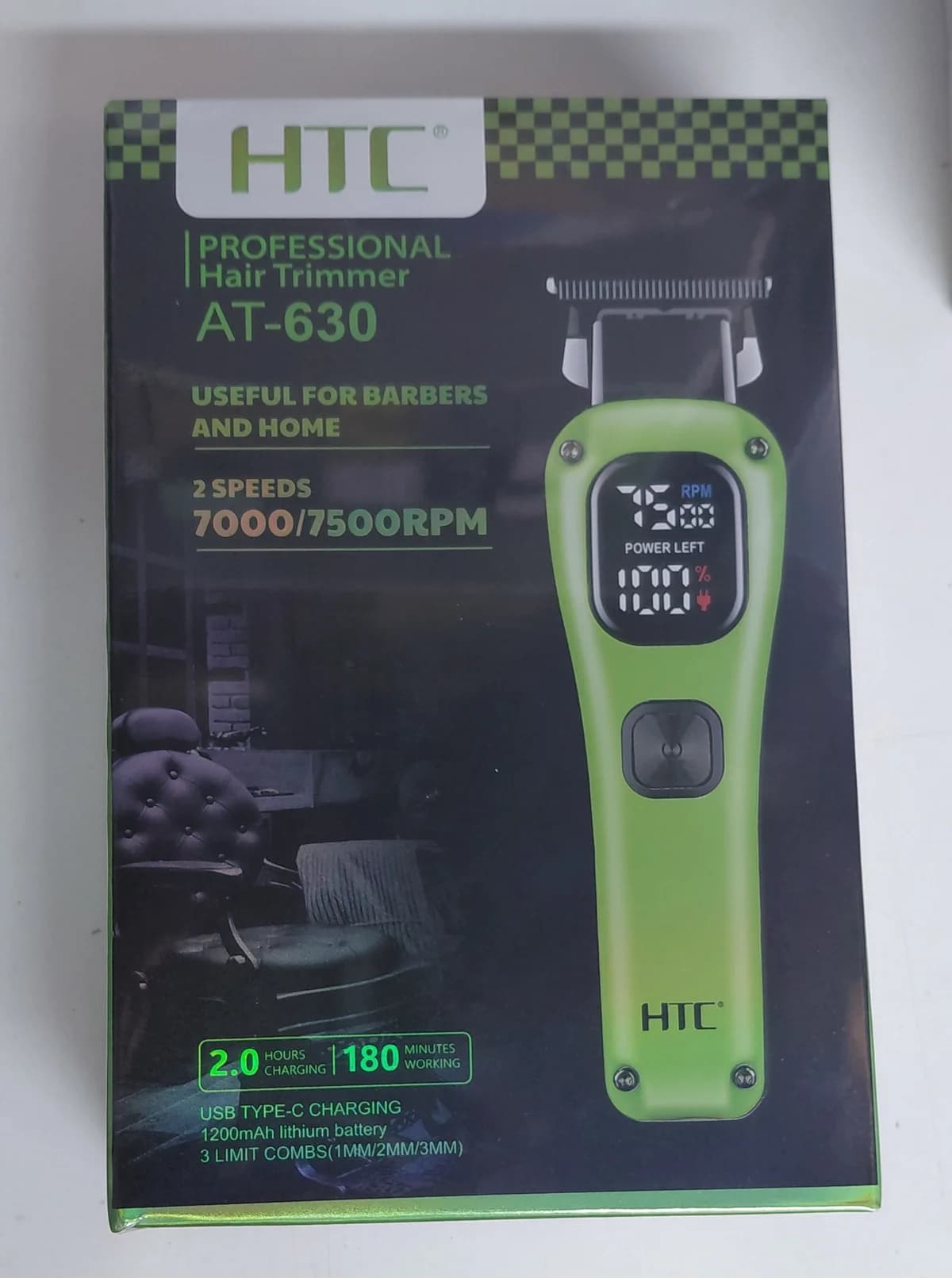 ديما حاضر ديما أنيق مع آلة الحلاقة HTC-630 — 2/5