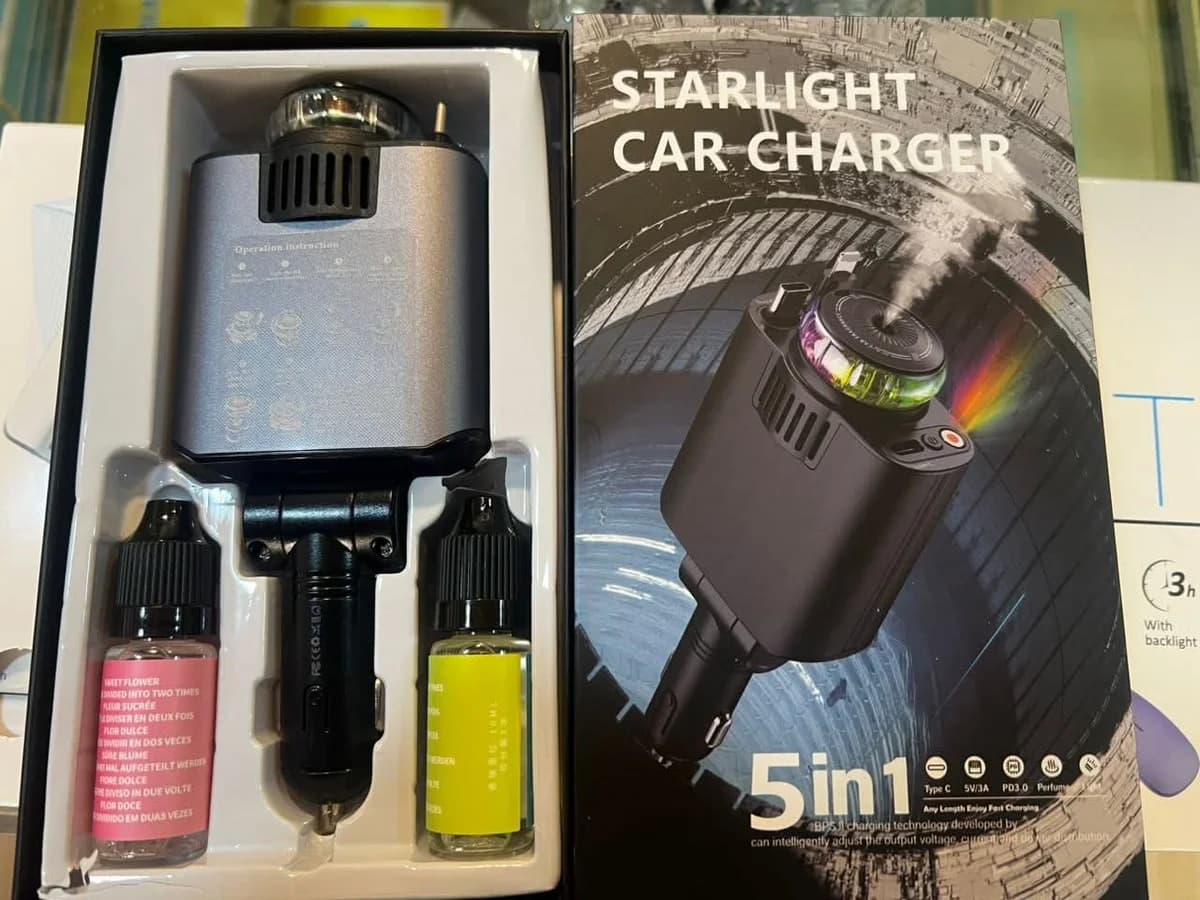جهاز معطر سيارة وإضاءة نجوم ST★RLIGHT CAR-CHARGER — 3/3