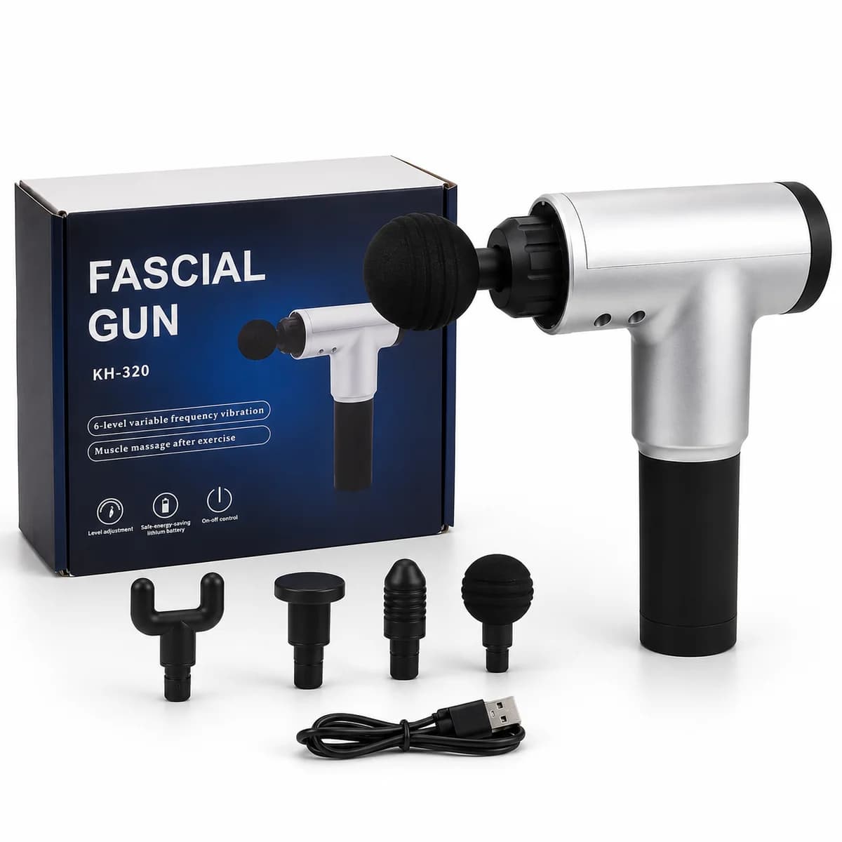 جهاز مساج عضلي محمول Fascial Gun KH-320 — 3/3