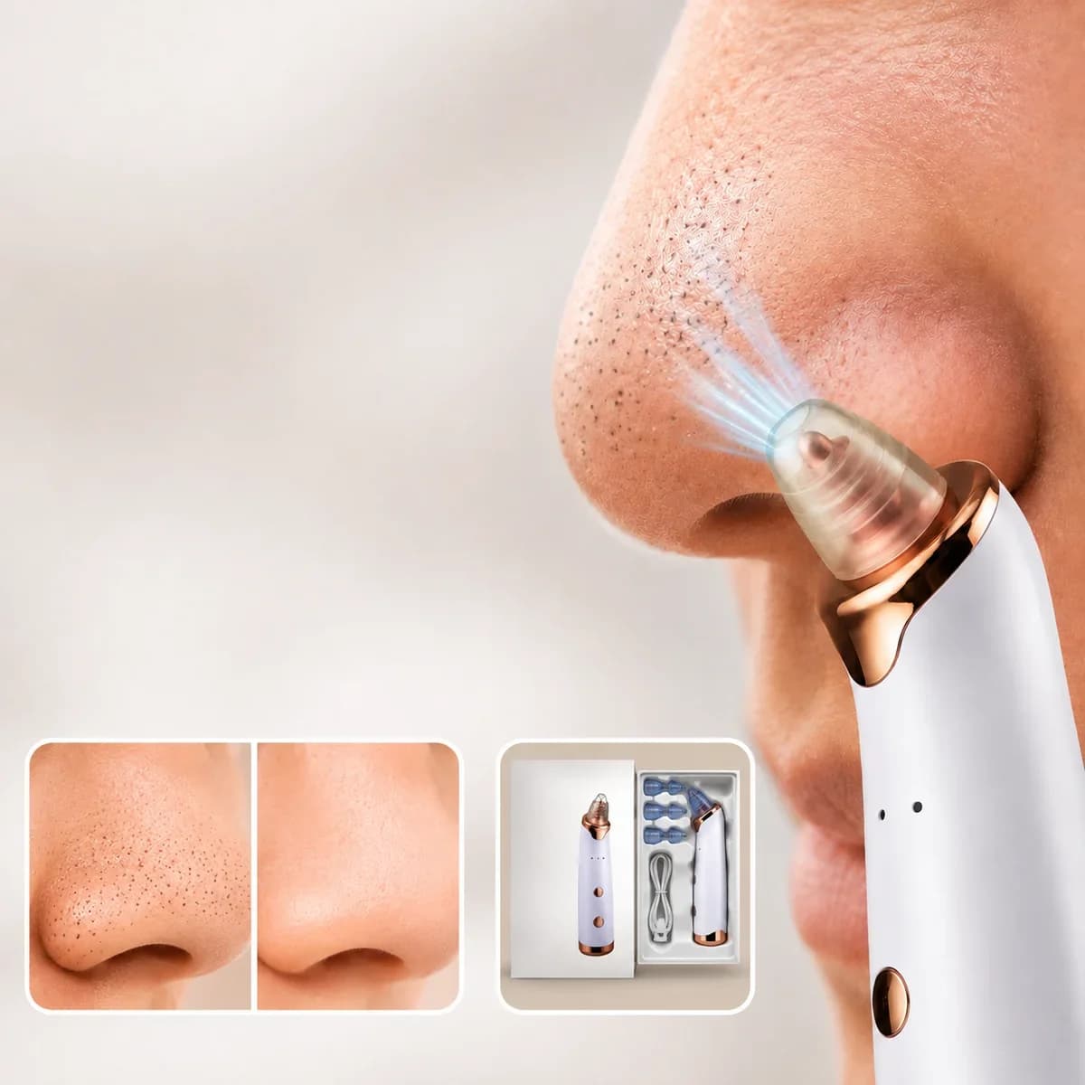 Aspirateur points noirs visage et corps