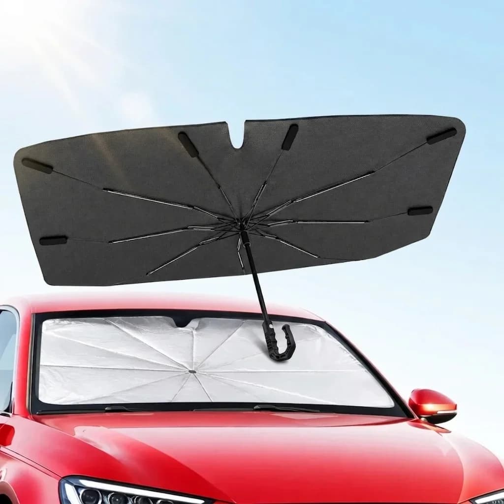 Parasol voiture pliable pour protection solaire